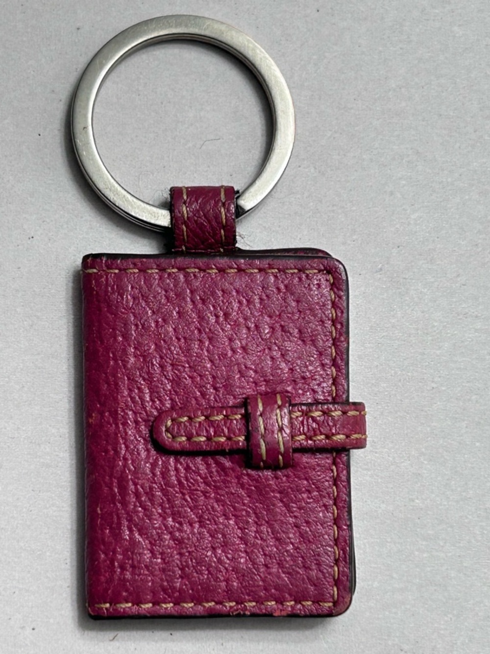 Coach Y2K Fuchsia Pink Mini Photoalbum Keychain Charm
